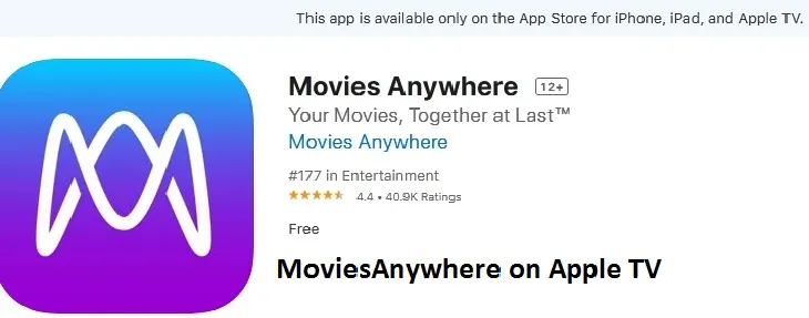 Movies Anywhere on Apple TV