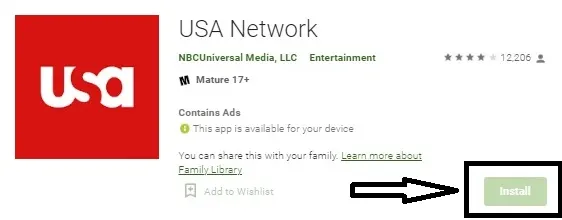 Watch USA Network on Android TV