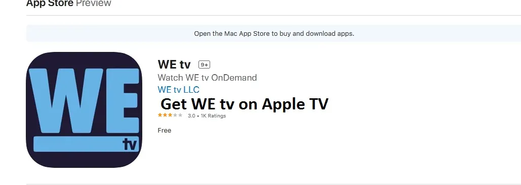 wetv com activate apple tv