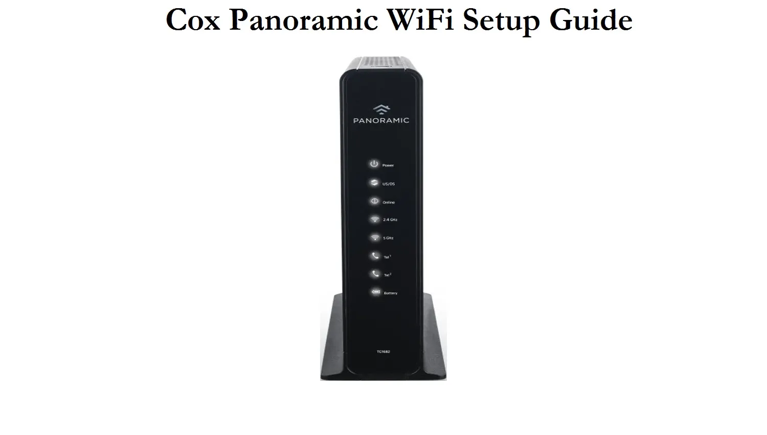 Cox Panoramic WiFi Setup Guide